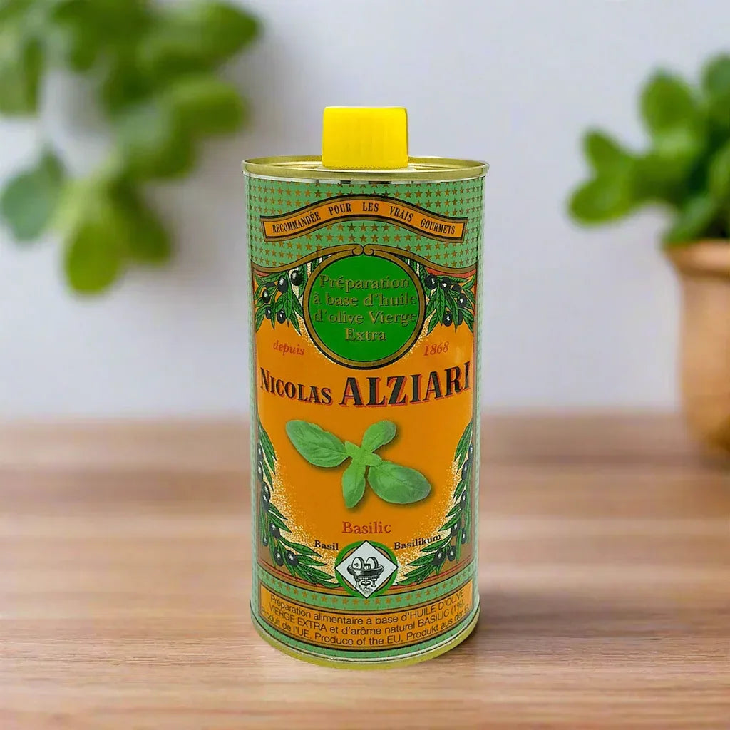 Alziari Olivenöl aus Nizza mit Basilikum 25cl - Alziari - Maître Philippe & Filles