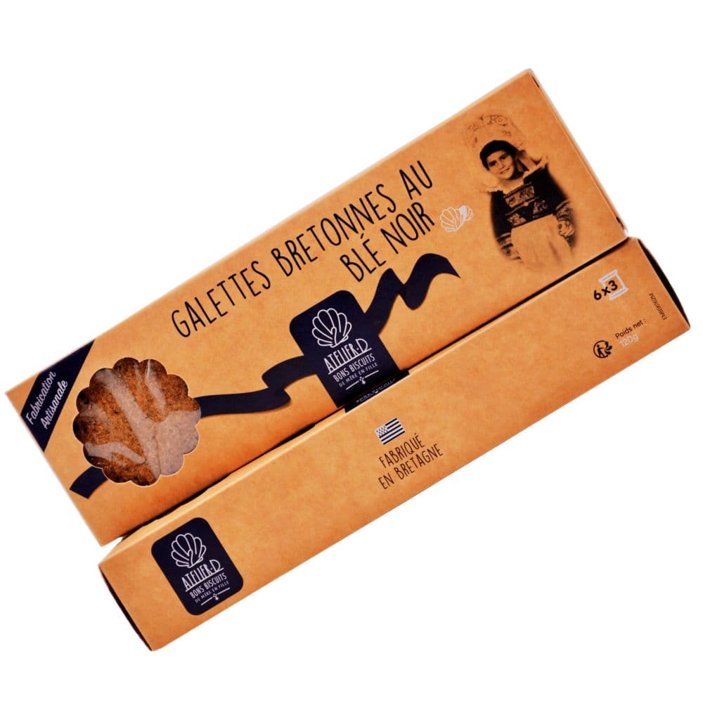 Bretonische Buchweizen Galettes "pur beurre" Atelier D