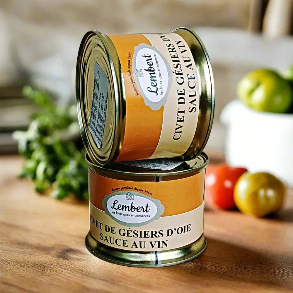 Civet von Gänsemägen-mit Rotwein aus Bergerac - Maison Lembert - Maître Philippe & Filles