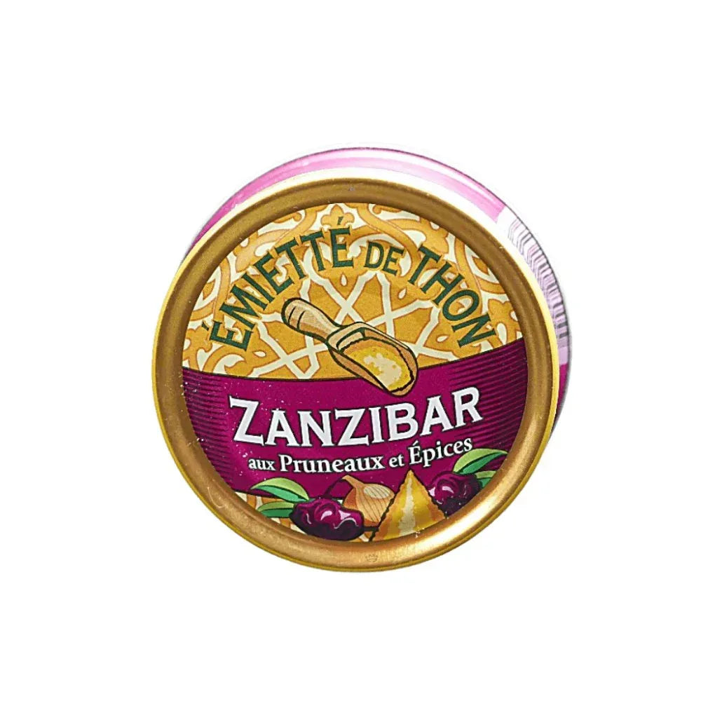 Émietté vom Thunfisch "Zanzibar" mit Dörrpflaumen und Gewürzen - Belle Iloise - Maître Philippe & Filles