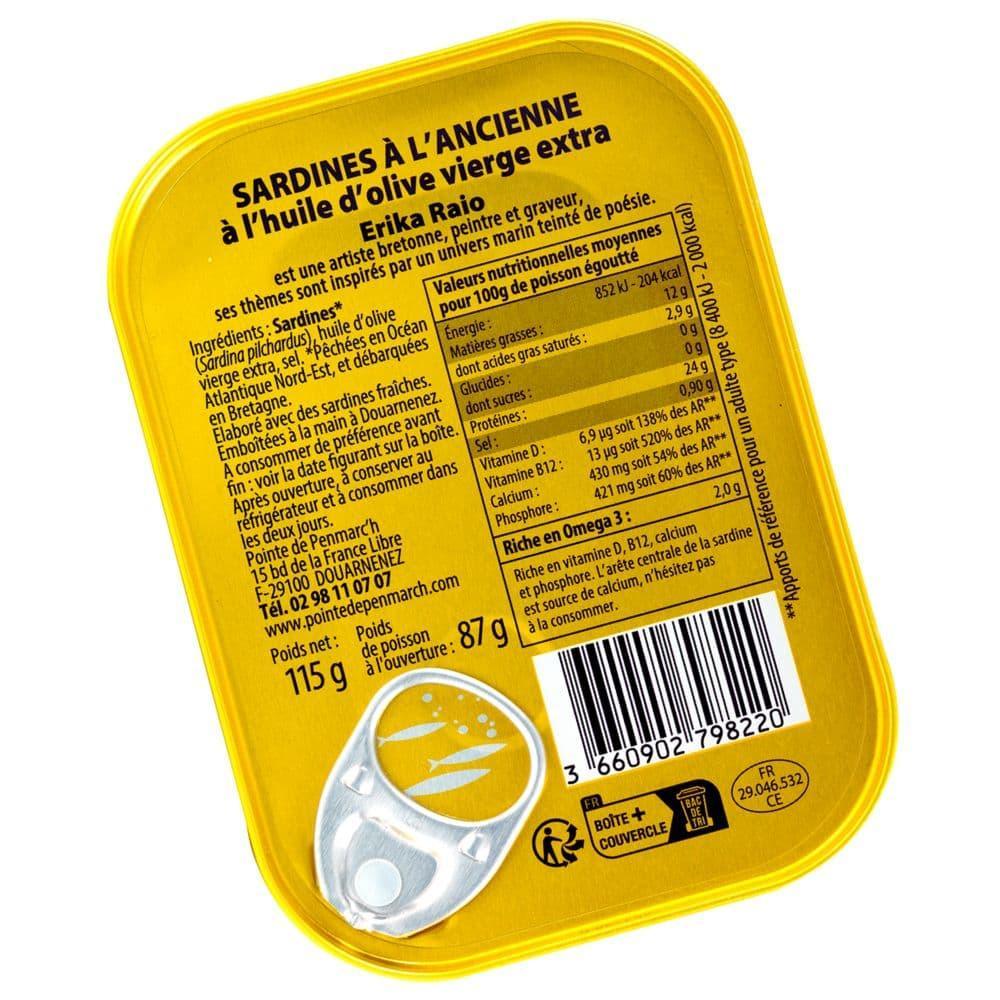 Jahrgangssardine 2023 Erika Raïo - La Pointe de Penmarch - Maître Philippe & Filles