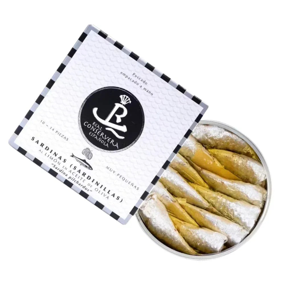 Kleine Sardinen aus Galicien mit Olivenöl und Zitrone - Real Conservera Española - Maître Philippe & Filles