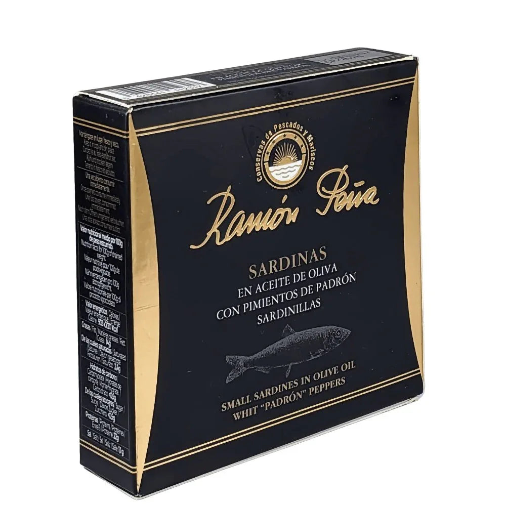 Kleine Sardinen mit Pimientos de Padrón Gold Label Ramón Peña