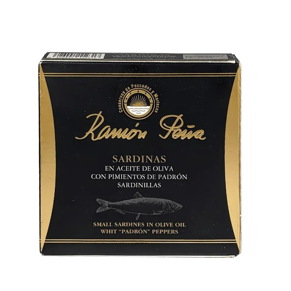 Kleine Sardinen mit Pimientos de Padrón Gold Label Ramón Peña