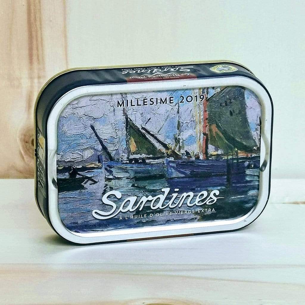 Kollektion 6 Dosen Jahrgangssardinen "Ville Bleue 2017 bis 2022" -  Mouettes d'Arvor  - Maître Philippe & Filles
