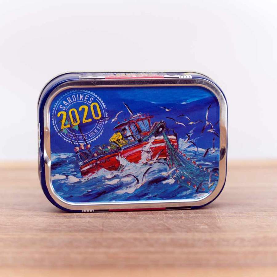 Kollektion 6 Dosen Jahrgangssardinen "Ville Bleue 2017 bis 2022" -  Mouettes d'Arvor  - Maître Philippe & Filles