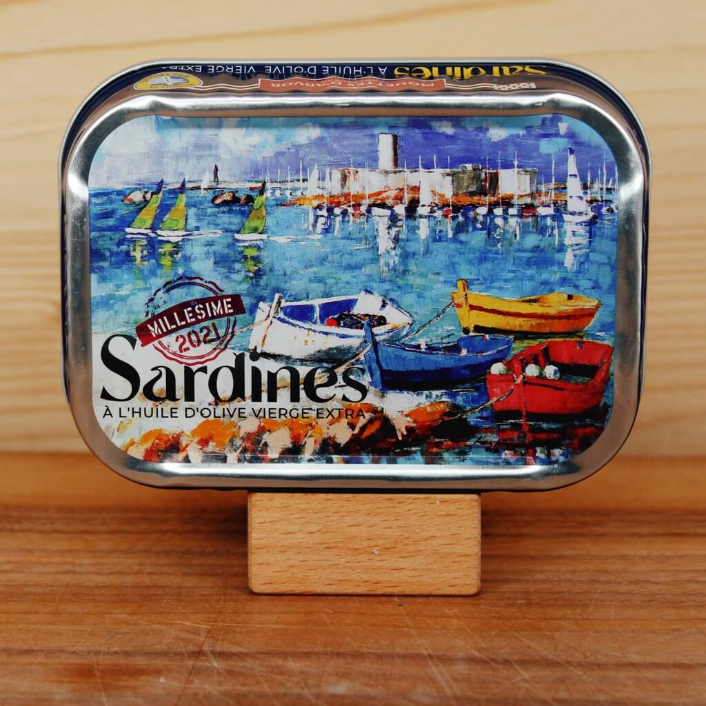 Kollektion 6 Dosen Jahrgangssardinen "Ville Bleue 2017 bis 2022" -  Mouettes d'Arvor  - Maître Philippe & Filles
