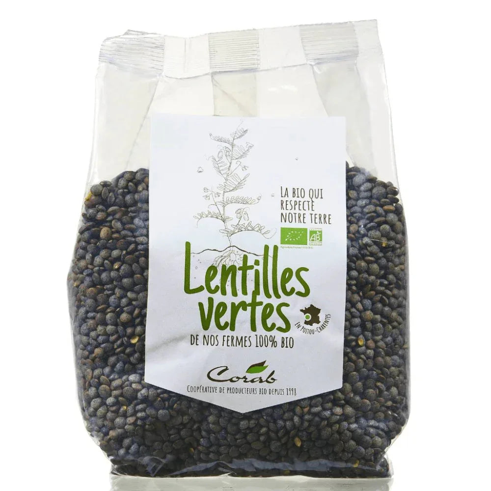 Lentilles Vertes aus Frankreich - Grüne Linsen Corab Coopérative