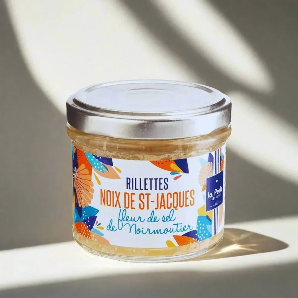 Rillettes von Jakobsmuscheln mit Fleur de Sel aus Noirmoutier - Perle des Dieux - Maître Philippe & Filles