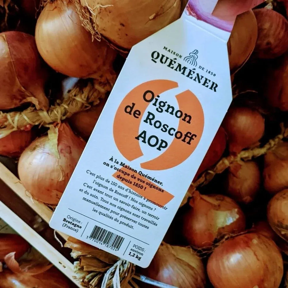 Rosa Zwiebel aus Roscoff Ernte 2026 Ferme de Kergus