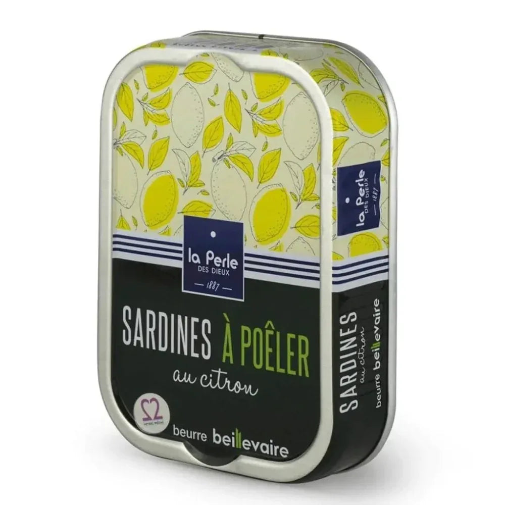Sardinen zum Braten in Beillevaire Fassbutter mit Zitrone - Perle des Dieux - Maître Philippe & Filles