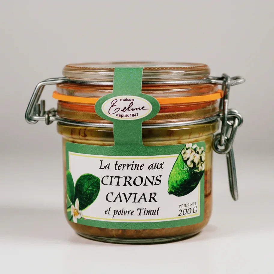 Schweine-Terrine mit Zitronenkaviar und Timut-Pfeffer 200g - Maison Telme - Maître Philippe & Filles