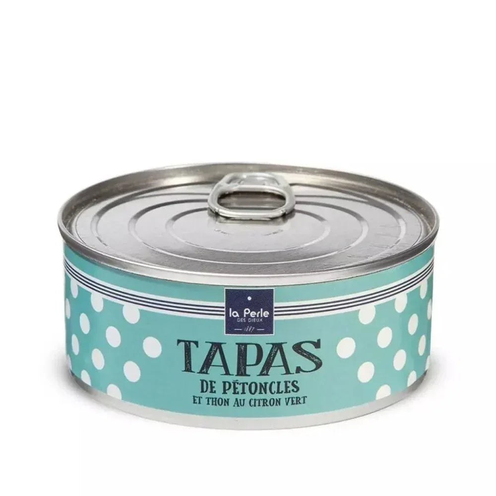 Tapas von Kammmuscheln mit Thunfisch und Limetten Perle des Dieux