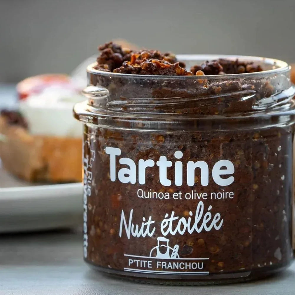 Tartine Sternennacht - Schwarze Olive & Quinoa - Rue Traversette - Maître Philippe & Filles