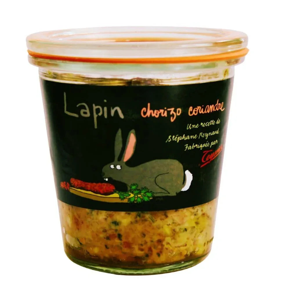 Terrine Kaninchen, Chorizo und Koriander von Stéphane Reynaud - Teyssier Salaisons - Maître Philippe & Filles
