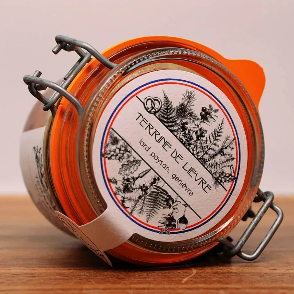 Terrine vom Hasen mit geräuchertem Bauernspeck und Wacholderbeeren 200g - Maison Telme - Maître Philippe & Filles