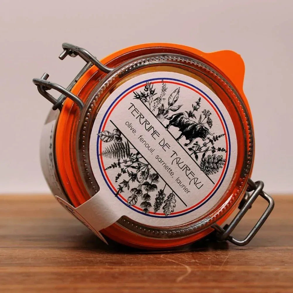 Terrine vom Stier aus der Camargue, mit Oliven und Fenchel 200g - Maison Telme - Maître Philippe & Filles