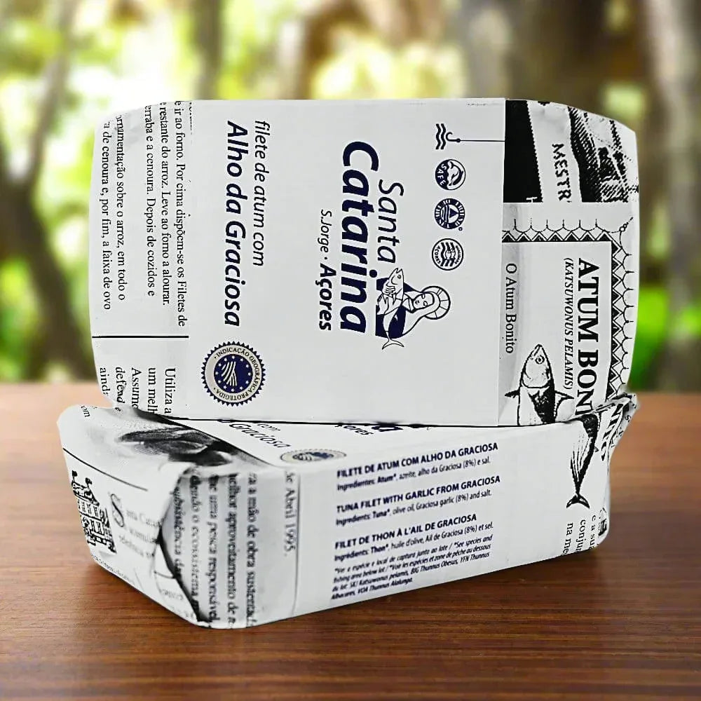 Thunfischfilets in reinem Olivenöl mit Knoblauch aus Graciosa - Santa Catarina - Maître Philippe & Filles