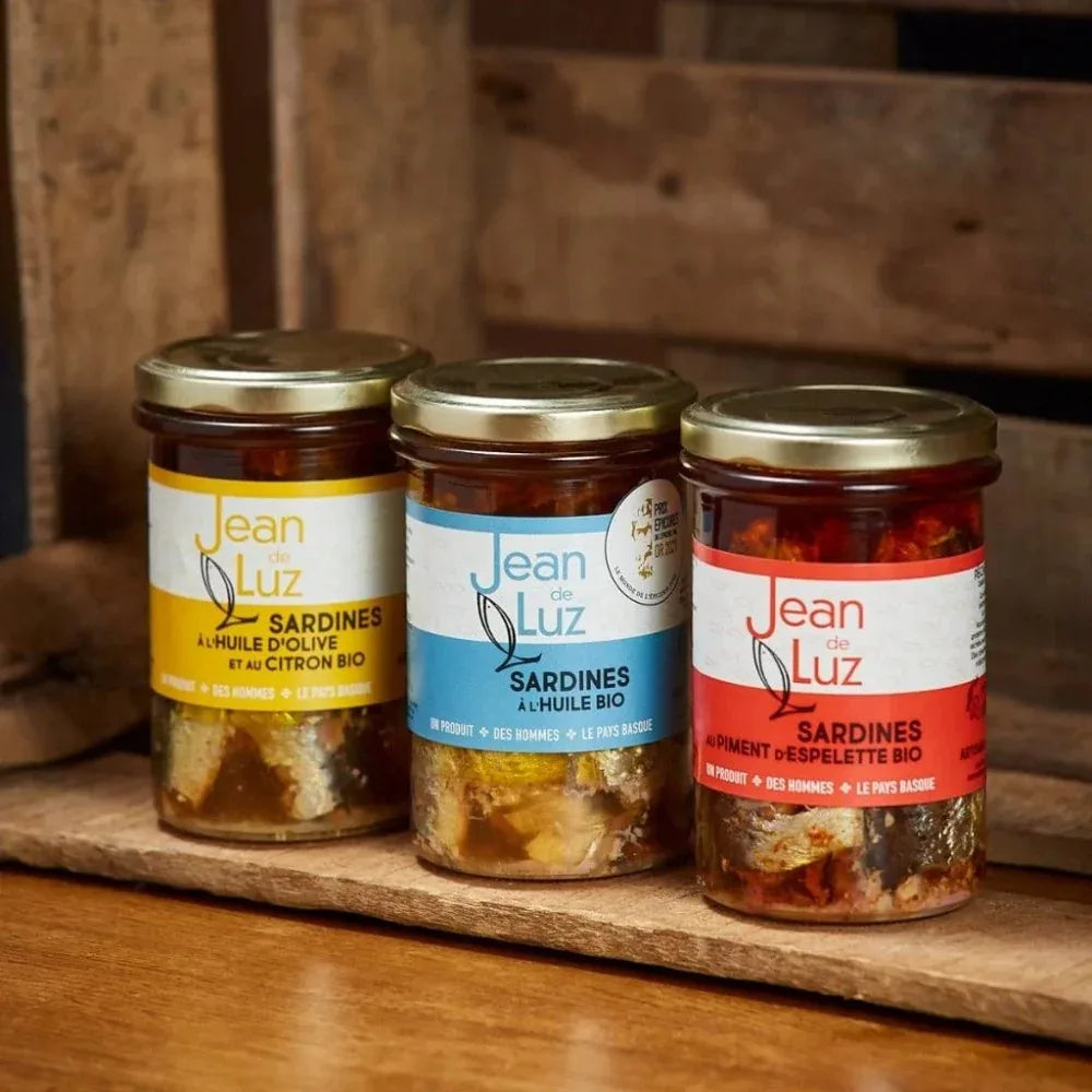 Trio: Sardinen aus dem Baskenland Jean de Luz