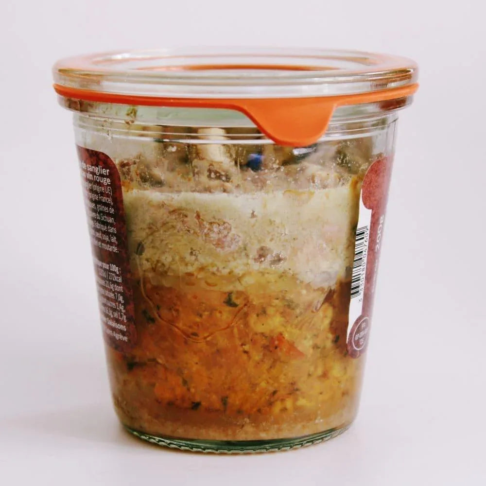 Verrine „das betrunkene Wildschwein” von Stéphane Reynaud - Teyssier Salaisons - Maître Philippe & Filles